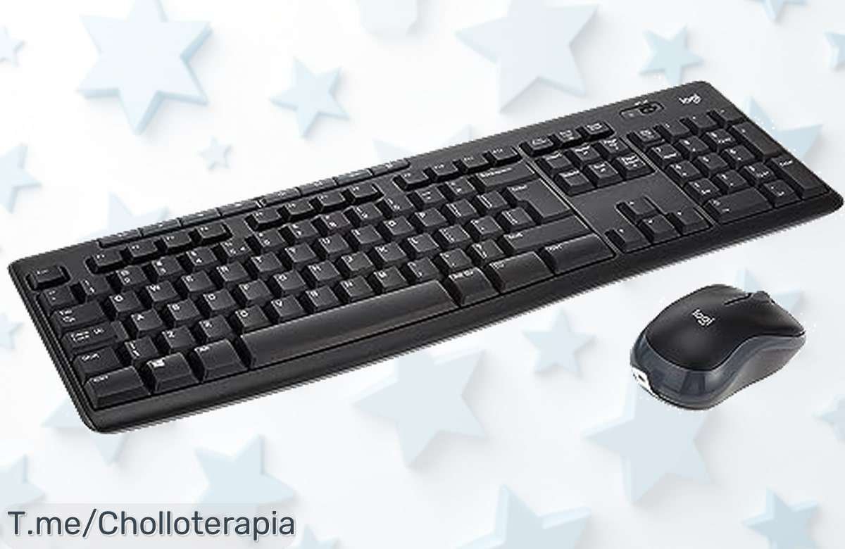 Conexión inalámbrica y teclas silenciosas en un super chollo: Logitech MK270 Combo a precio loco, transforma tu escritura ¡Solo por tiempo limitado! Hazlo tuyo ya.