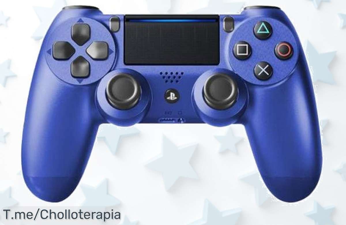 Consigue el controlador inalámbrico Bluetooth para PS4 a un precio loco y disfruta de libertad total en tus juegos. ¡Apresúrate, este ofertón se va volando!