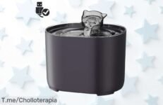 Consigue el dispensador de agua automático para tu peludo a un precio loco, garantiza su hidratación y felicidad ¡No te quedes sin este super chollo limitado!