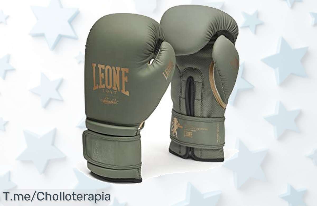 Consigue los Guantes de Boxeo Edición Militar Leone 1947 a un precio loco, con acolchado que protege tus muñecas. ¡No te quedes sin el tuyo, oferta limitada!