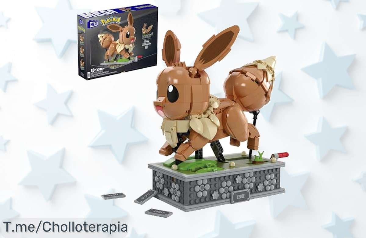 Construye el increíble MEGA Pokémon Eevee con 1381 piezas, ¡una oportunidad única que no volverá! Activa la aventura y hazlo tuyo ahora antes de que se agote esta oferta loca.