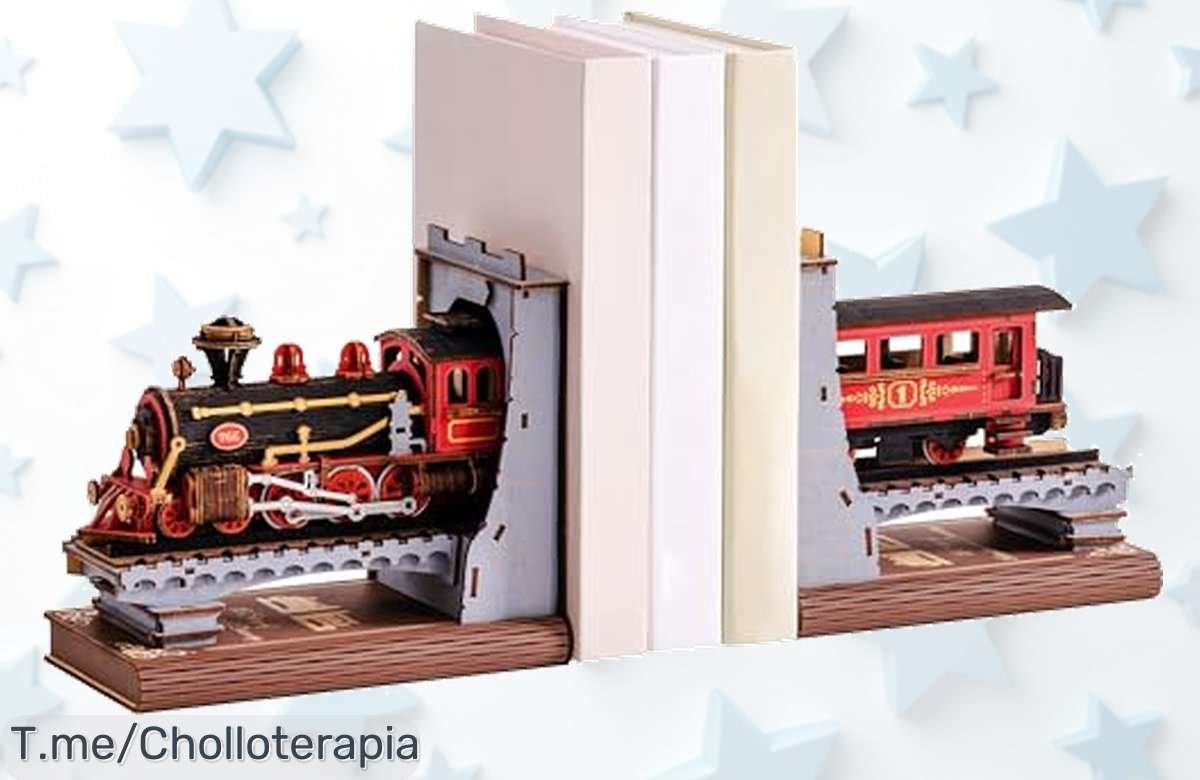 Construye tu propio tren en miniatura con ROBOTIME y transforma tu estantería. ¡Aprovecha el precio loco y compra ahora antes de que se acabe esta oferta única!