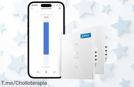 Controla tus persianas al instante desde tu smartphone con el interruptor Meross, ¡disfruta de esta oferta limitada a un precio loco y no te quedes sin este chollazo!