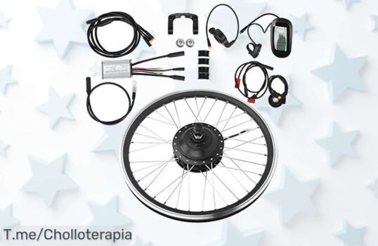 Convierte tu bici en eléctrica por un precio loco y disfruta de su potente motor y pantalla LCD, ¡aprovéchalo ahora antes que se agote este ofertón único!