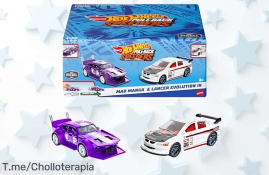 Corre hacia la diversión con Hot Wheels Pack 2 Coches de Juguete, ¡un super chollo que hará sonreír a todos! Aprovecha esta oferta limitada y hazte ya con el tuyo