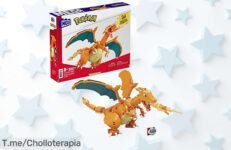 Crea tu propio Charizard volador con 222 bloques ¡Un super chollo que enciende la diversión! Aprovecha este ofertón antes de que se agote y vive la aventura Pokémon hoy mismo