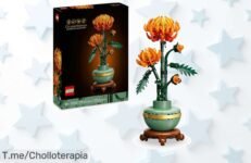 Crea tu propio crisantemo con LEGO y llena de color tu hogar; ¡ofertón único para el Día de la Madre! No te lo pierdas, actúa ya antes que desaparezca este super chollo