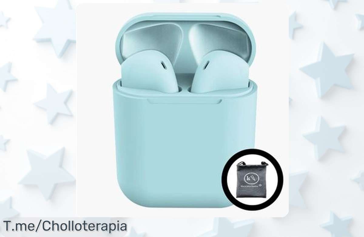 Dale ritmo a tu vida con los Auriculares Inpods 12 Bluetooth en azul, super chollo para disfrutar música sin enredos. ¡No te quedes sin ellos, compra ya antes que se agoten!