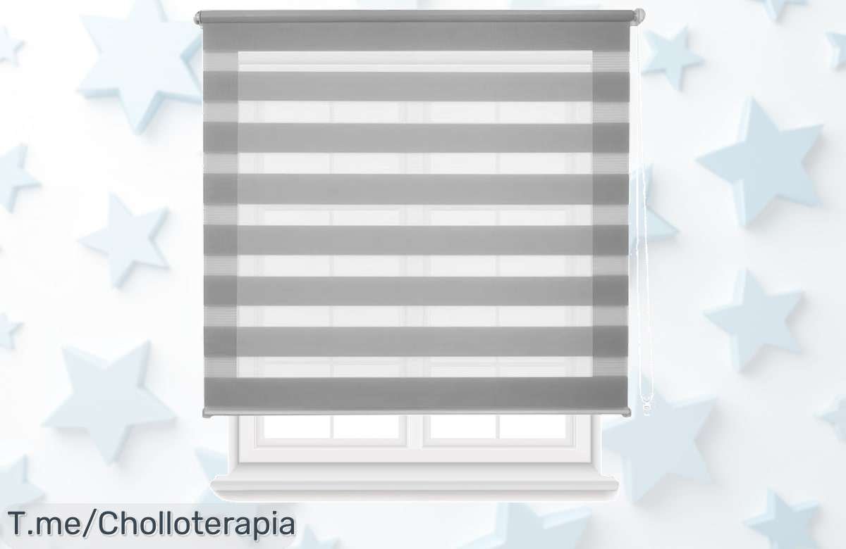 Decora tu hogar con el estor enrollable Noche y Día a un precio loco, controla la luz como nunca antes y aprovecha este ofertón limitado que se agota rápido.
