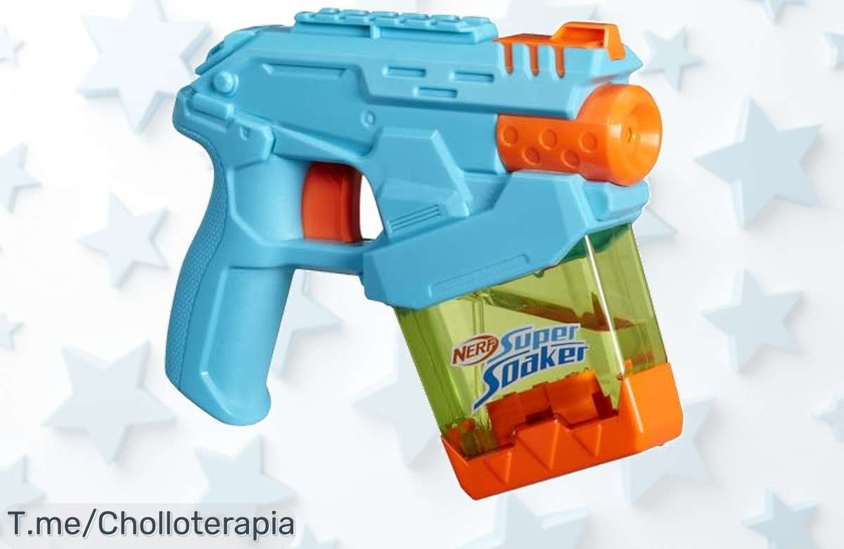 Desata la diversión con el Nerf Super Soaker Mini DunkFill, un super chollo que te hará rey de las batallas acuáticas. ¡Consíguelo ya antes de que se agote!