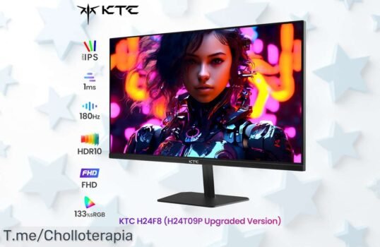 Desata tu juego con el KTC H24T09P: Monitor mejorado 2025, colores vibrantes y respuesta rápida en un super chollo Compra ya antes de que se agote esta oferta única