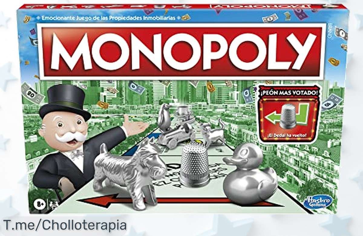 Descubre Monopoly, el juego que transformará tus noches familiares en aventuras inolvidables. ¡No te quedes sin esta oferta única! ¡Compra ahora y vive la emoción!