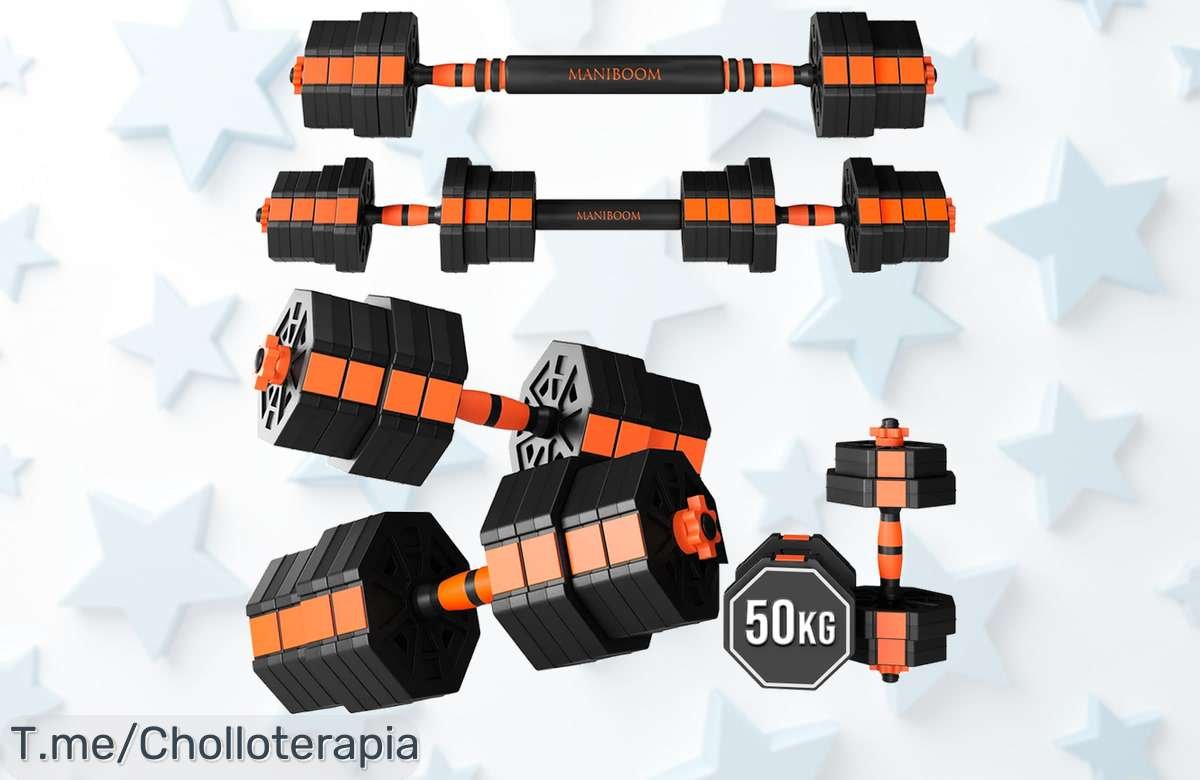 Descubre el Chollazo de Pesas Ajustables que Transformará Tu Entrenamiento en Casa: ¡Aprovecha el Descuento Brutal y Consigue las Tuyas Antes que Se Agoten!