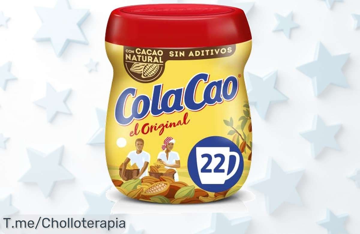 Descubre el ColaCao Original en un super chollo de 310g: cacao natural y grumitos irresistibles. Aprovecha este ofertón único antes que se agote, ¡compra ya!