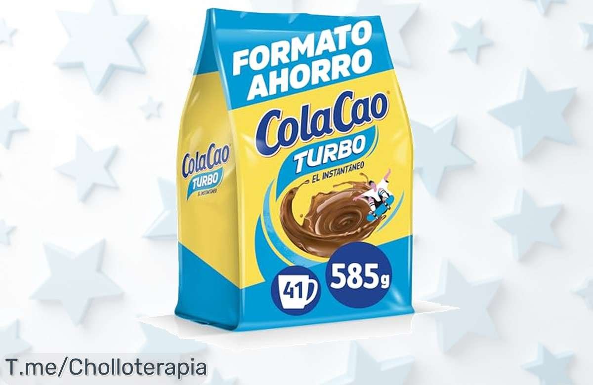 Descubre el ColaCao sin grumos y deléitate con su sabor como nunca antes. ¡Llévate este super chollo de 585g y disfruta cada mañana! Oferta limitada, actúa ya.