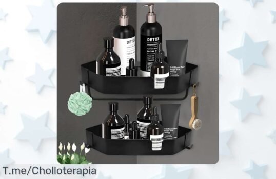 Descubre el Estante de Ducha Perfecto a Precio Loco: Organiza Tu Baño Sin Taladro y Aprovecha Este Ofertón Único Antes de Que Se Agote ¡Actúa Ya!