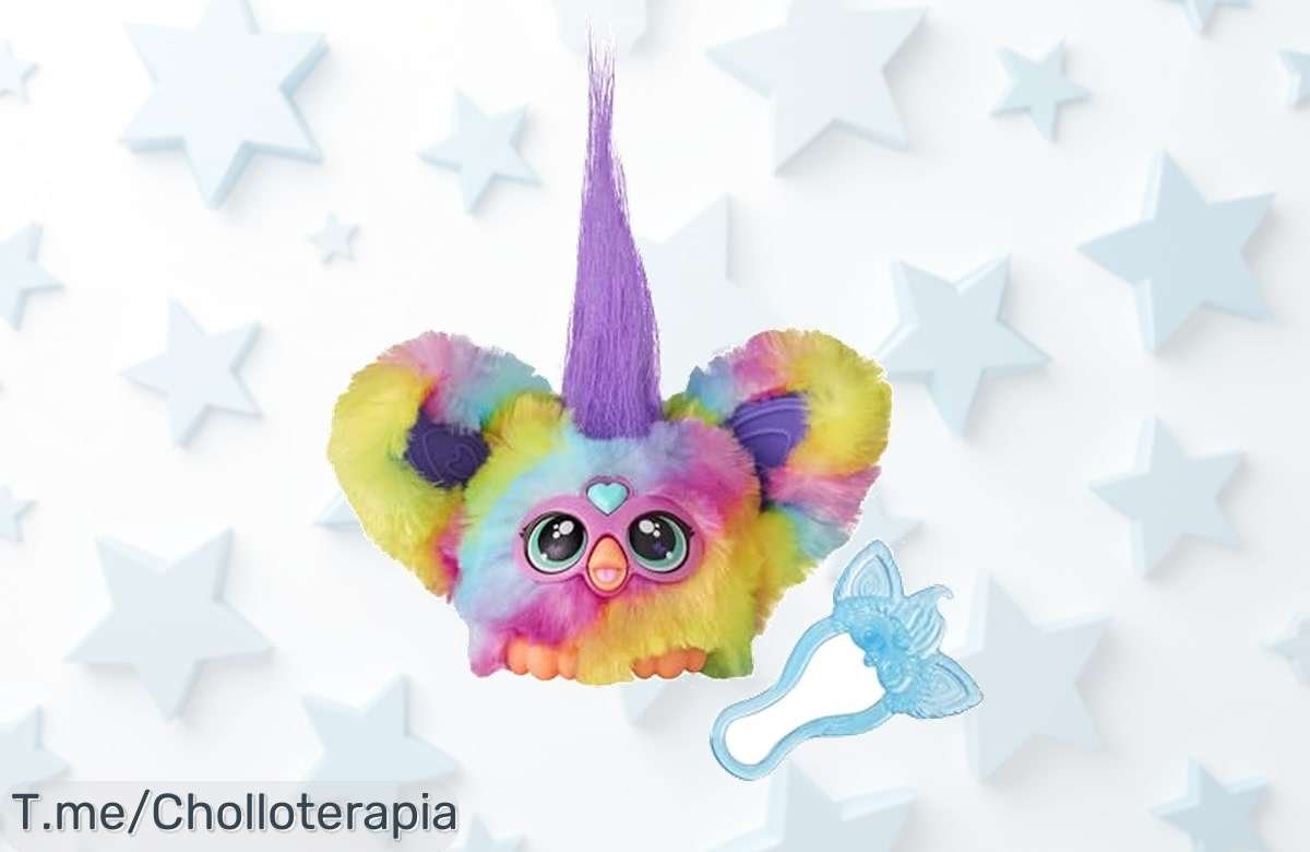 Descubre el Furby Furblets RayVee, un minipeluche que baila con más de 45 sonidos locos, ¡aprovecha este ofertón único y compra ahora antes que se agote!