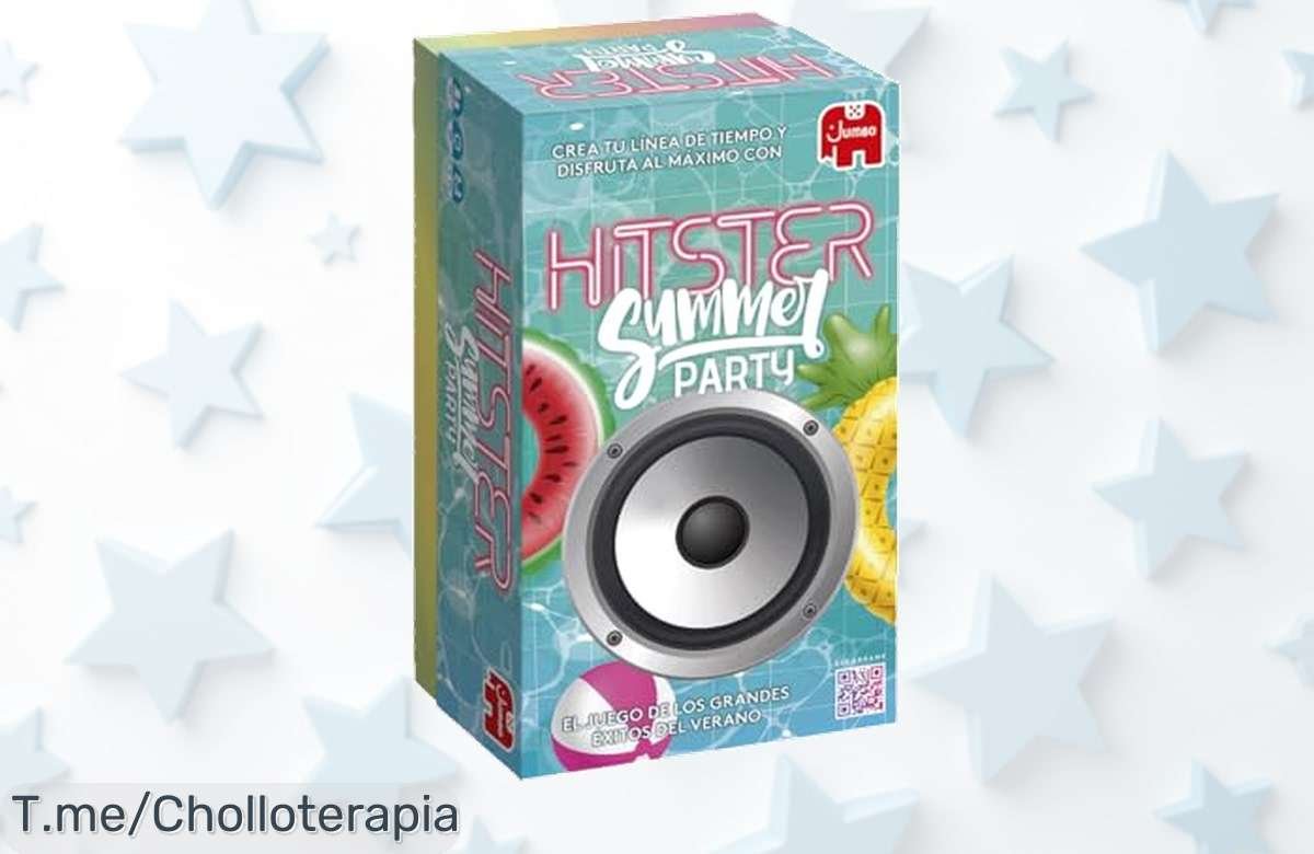 Descubre el Hitster Summer Party, un juego de mesa con más de 300 éxitos musicales que hará vibrar tus noches. No te pierdas esta oferta única, ¡compra ahora antes de que se agote!