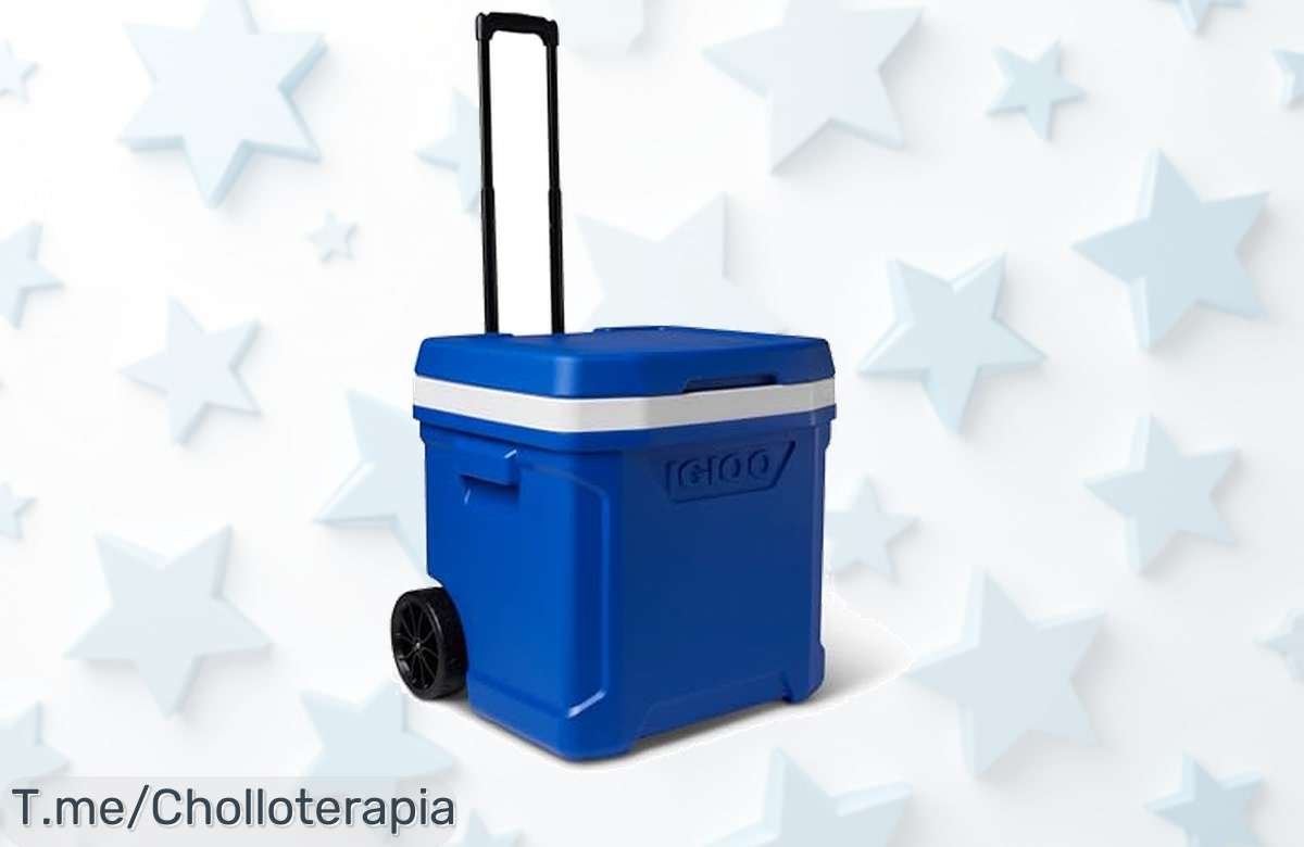 Descubre el IGLOO Blue Profile II 60 Rodillo, mantiene tus bebidas heladas y es ultra portátil. Aprovecha este ofertón antes de que se agote, ¡no lo dejes escapar!