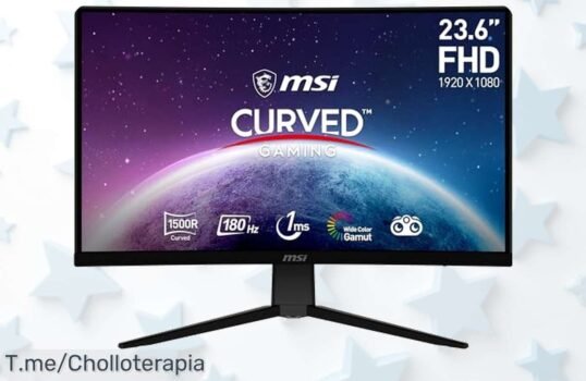 Descubre el MSI G2422C: El monitor curvo gaming que transforma tus juegos con colores vibrantes y acción fluida a un precio loco, ¡aprovecha este ofertón antes de que se agote!