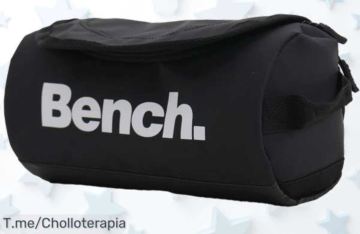 Descubre el Neceser BENCH Apolo de 3.5 L en negro a un precio loco, versátil y perfecto para tu día a día. ¡No te quedes sin el tuyo, stock limitado!