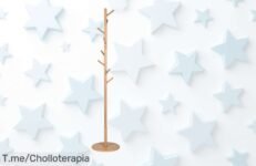 Descubre el Perchero TLoVendo de Madera: 8 ganchos ajustables para un hogar ordenado y elegante Aprovecha este ofertón limitado y organiza tu entrada ahora mismo