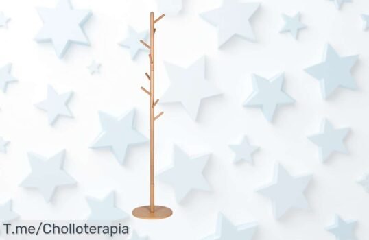 Descubre el Perchero TLoVendo de Madera: 8 ganchos ajustables para un hogar ordenado y elegante Aprovecha este ofertón limitado y organiza tu entrada ahora mismo