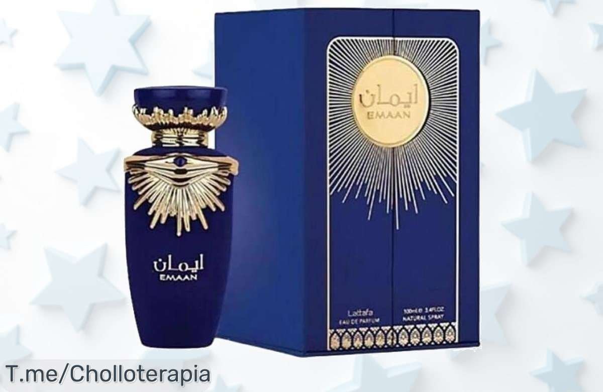 Descubre el Perfume Lattafa Emaan, una fragancia irresistible con aroma encantador que deslumbrará a todos ¡Aprovecha este super chollo y compra ya antes de que se acabe!