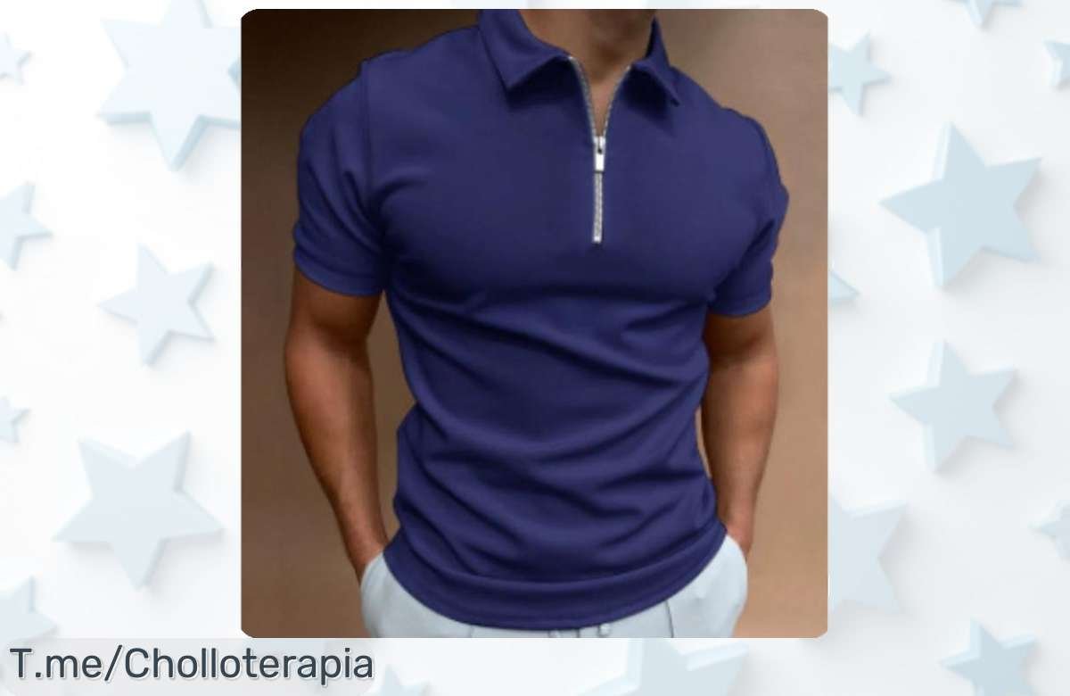 ¡Descubre el Polo de Verano que Todos Querrán Tener! Estilo Único y Comodidad Inigualable, Aprovecha Este Ofertón Limitado Antes de Que Se Agoten ¡Compra Ahora!