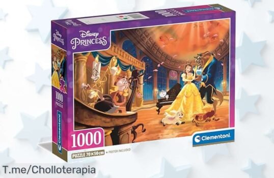 Descubre el Puzzle Disney Princess de 1000 piezas a un precio loco y vive horas de diversión mágica ¡No te lo pierdas, este ofertón es por tiempo limitado!