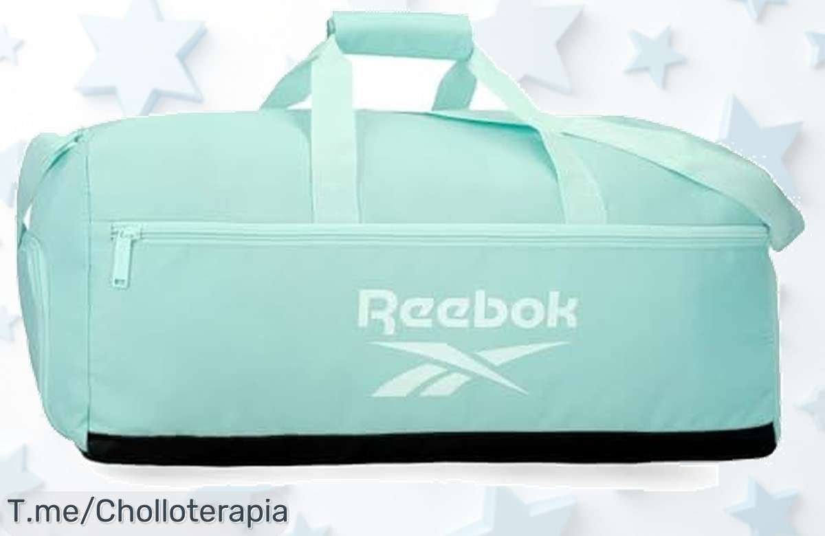Descubre el Reebok Ashland Bolso Verde a un precio loco, con espacio mágico y bolsillo especial para tus zapatillas. ¡No te quedes sin el tuyo, oferta limitada!
