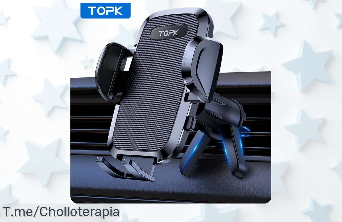 Descubre el Soporte Móvil que Todos Quieren: seguridad y diversión en cada viaje. Aprovecha este super chollo antes de que se agote, ¡compra ya el tuyo!