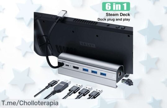 Descubre el Super Chollo BLUEKAKA Steam Deck Dock 6 en 1 para Conectar Todo Fácilmente y Llevar tu Experiencia Gamer al Siguiente Nivel ¡Aprovecha Este Ofertón Limitado!
