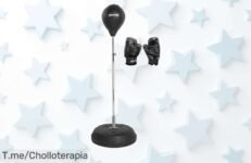 Descubre el Super Chollo de Boxeo con el SPORTINATOR Punchingball, ¡mejora tus habilidades mientras entrenas a tu ritmo! No te pierdas este ofertón antes de que se agote
