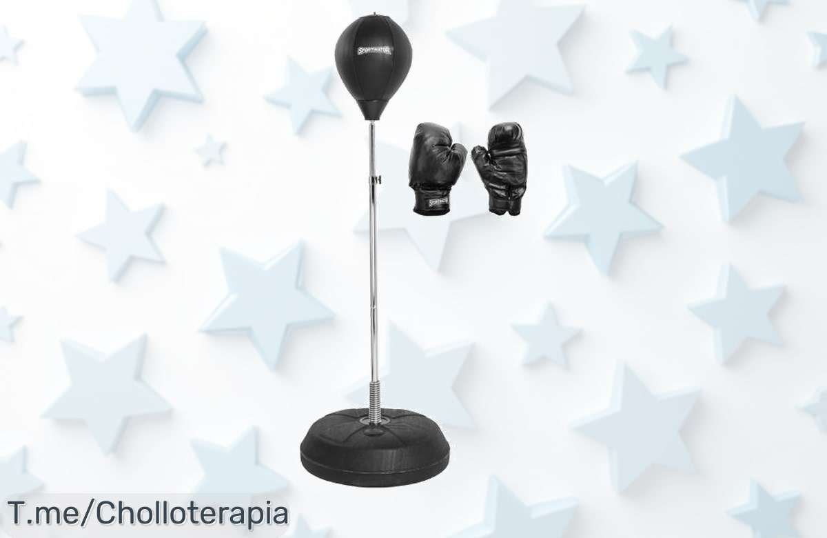 Descubre el Super Chollo de Boxeo con el SPORTINATOR Punchingball, ¡mejora tus habilidades mientras entrenas a tu ritmo! No te pierdas este ofertón antes de que se agote.