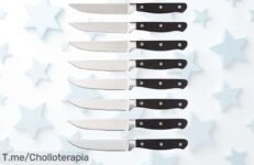 Descubre el Super Chollo del Momento: Juego de Cuchillos Amazon Basics, ¡cortes perfectos a tu alcance! No te quedes sin los tuyos, Oferta Limitada que no puedes dejar pasar