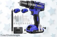 Descubre el Taladro MHPRO a Batería 21V con 2 Baterías y 30 Accesorios, ¡un Ofertón Nunca Visto que Transformará tus Proyectos! Compra Ya Antes de que Se Agote