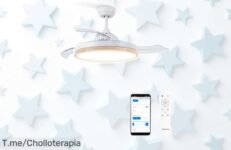 Descubre el Ventilador de Techo con Luz y Wifi a un Precio Loco: 6 Velocidades, Aspas Retráctiles y Control Remoto ¡Transforma Tu Hogar con Este Ofertón Irresistible! Compra Ahora Antes que Se Agote