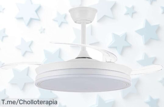 Descubre el Ventilador de Techo que Todos Quieren y Disfruta del Silencio Absoluto con Luz Regulable ¡Super Chollo, Compra Ya Antes de Que Vuele!