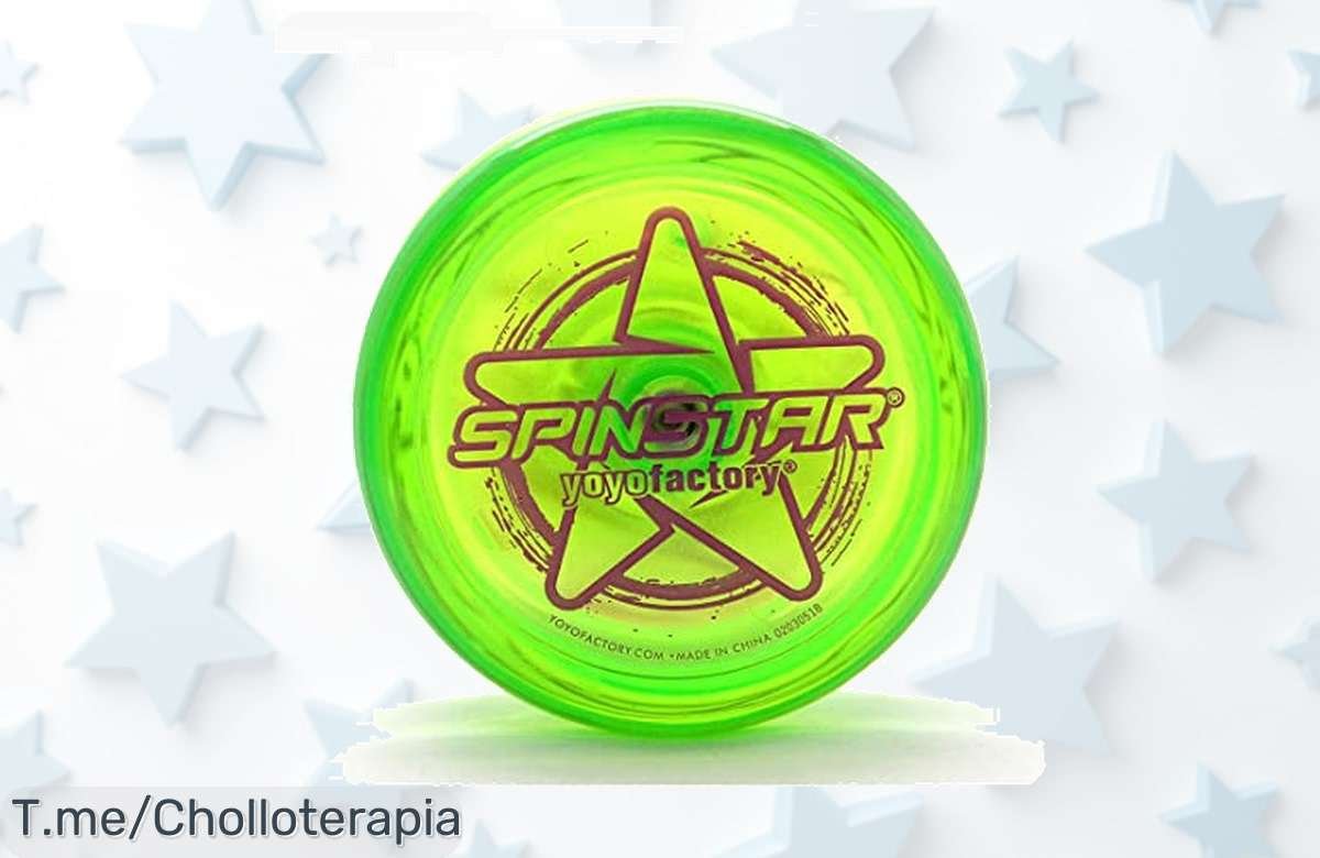 Descubre el YoYo YoyoFactory SPINSTAR Verde, un super chollo para principiantes que brilla en durabilidad. ¡No te quedes sin este ofertón y juega ya antes de que se agote!