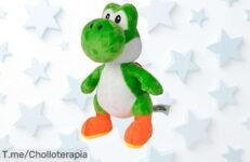 Descubre el adorable peluche Yoshi de Simba Toys, ¡la suavidad que tu pequeño merece! Aprovecha este super chollo antes de que se agoten, compra ya y sorprende