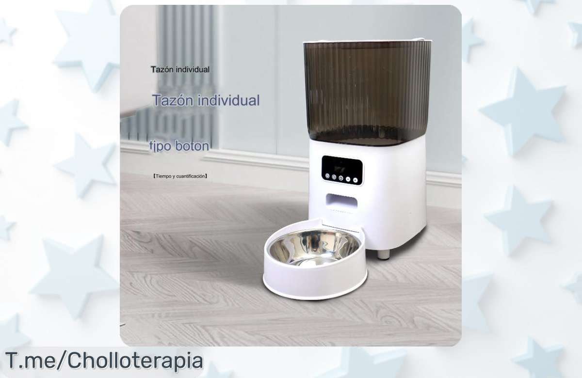 Descubre el alimentador automático que todos quieren con cámara y control remoto, ¡ofertón único para consentir a tu mascota! No dejes pasar esta oportunidad, las unidades vuelan.