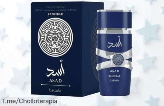 Descubre el aroma fresco del verano con Perfume Lattafa Asad Zanzibar ORIGINAL, un super chollo que deslumbará a todos ¡Compra ya antes de que se agote!