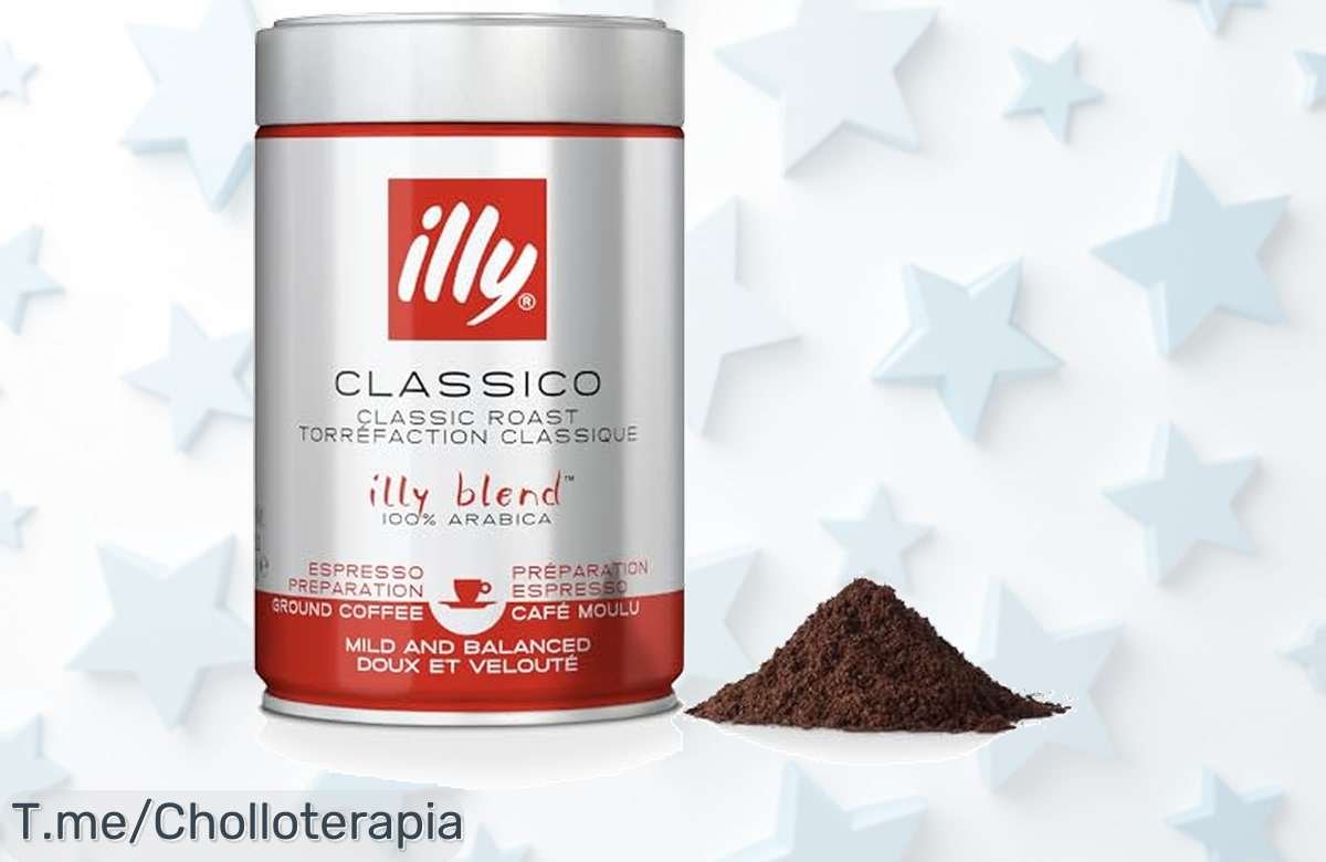 Descubre el café illy Classico con notas de caramelo a un precio loco, ¡una experiencia inigualable que te hará sonreír en cada sorbo! ¡Compra ya antes de que se agote!