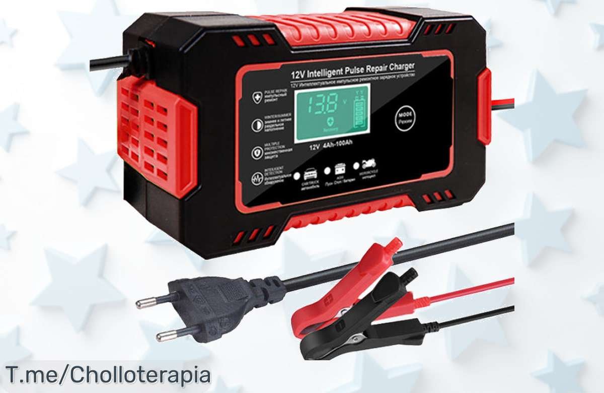 Descubre el cargador de batería que carga al instante y te mantendrá siempre listo; ¡aprovecha este ofertón limitado antes de que se agote!