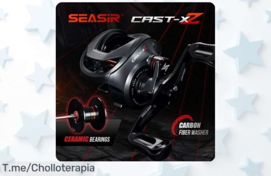 Descubre el carrete de pesca SEASIR Cast X2 a un precio loco y atrapa más con su rodamiento cerámico híbrido Solo por tiempo limitado, ¡compra ya este super chollo!