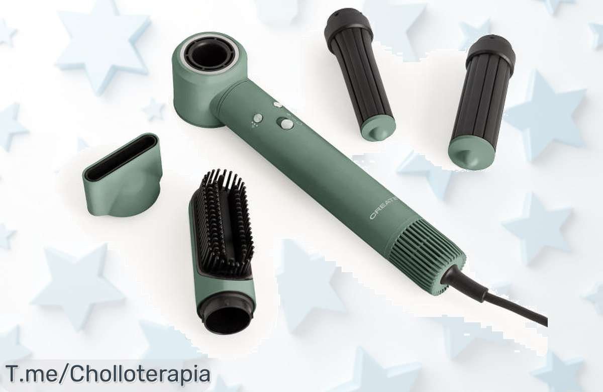 Descubre el cepillo de aire secador y moldeador iónico 5 en 1, un super chollo que transforma tu look en minutos. ¡Aprovecha este ofertón antes de que se agote! Compra ya y presume de melena.