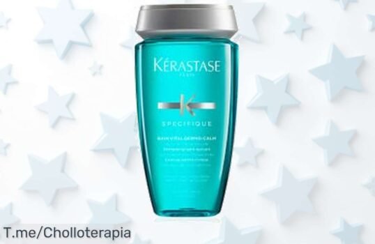Descubre el champú Bain Vital DermoCalm KERASTASE: alivio para tu cuero cabelludo sensible y cabello sano ¡Aprovecha este ofertón limitado antes de que se acabe!