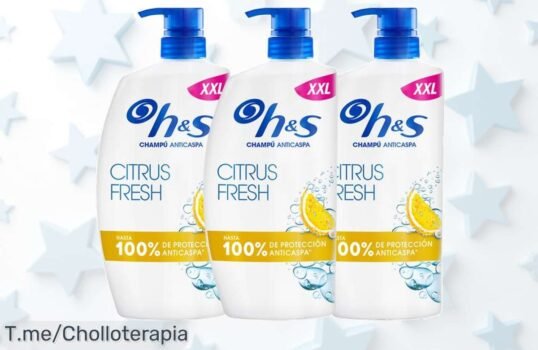 Descubre el champú anticaspa H&S Citrus Fresh: frescura cítrica diario y pelo limpio como nunca, ¡aprovecha este super chollo antes de que se agote!