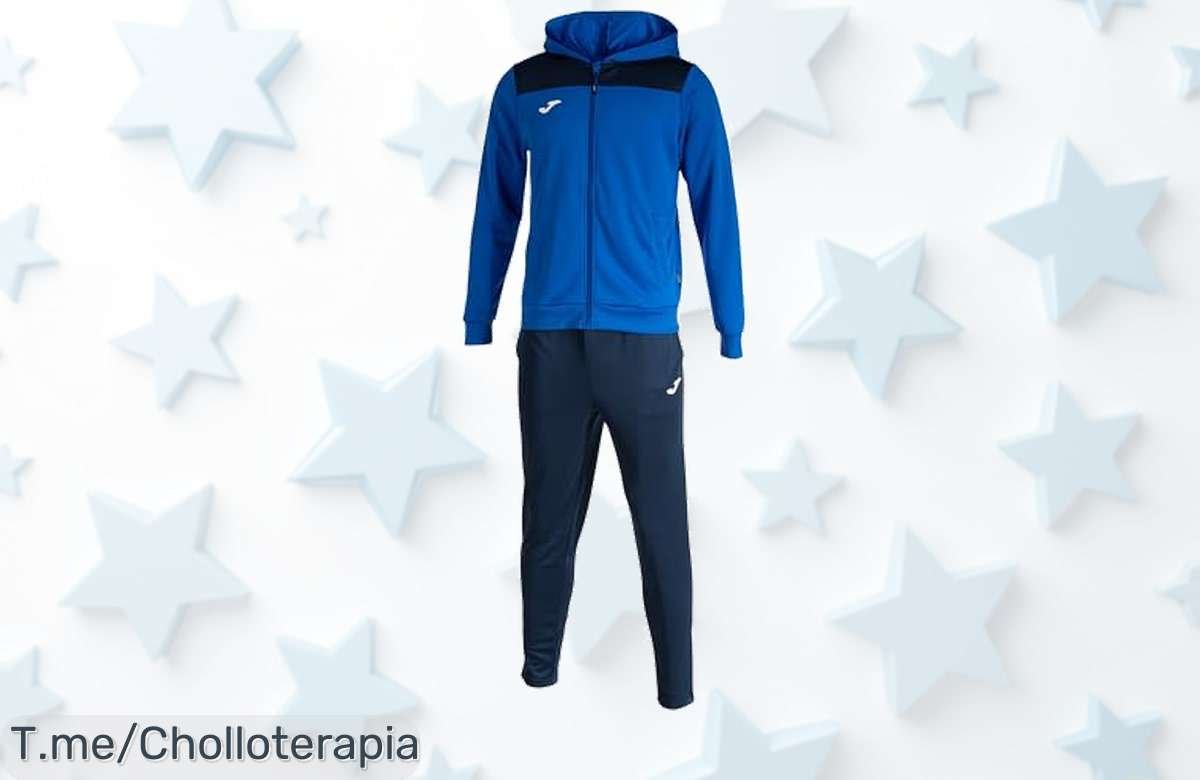 Descubre el chándal Joma Phoenix II a un precio loco, con un ajuste perfecto que realza tu estilo. ¡Aprovecha este ofertón y compra ahora antes de que se agote!